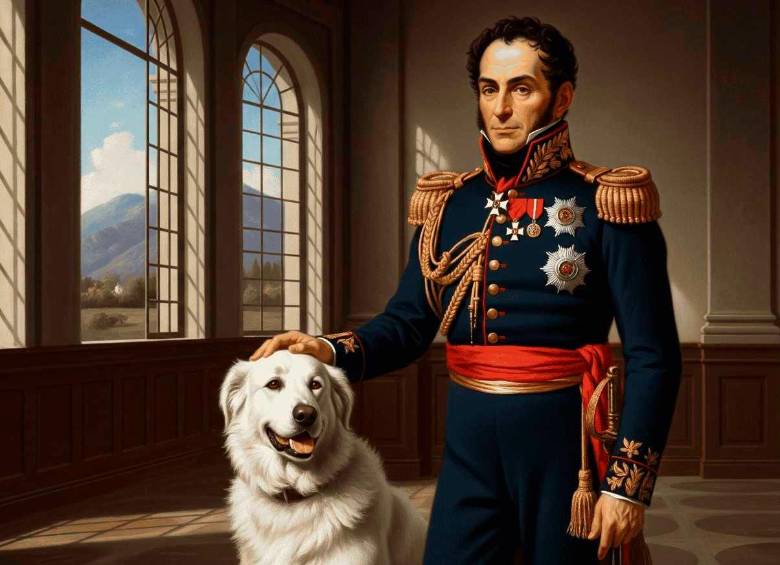 Nevado, el perro de Simón Bolívar
