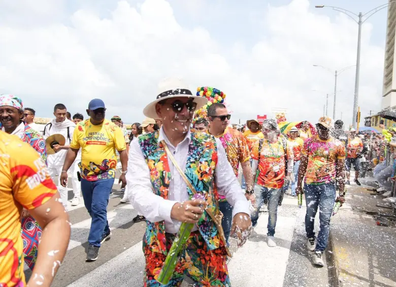 Dumek Turbay en el Gran Desfile del Bando 2025. Foto: Cristina Rodriguez