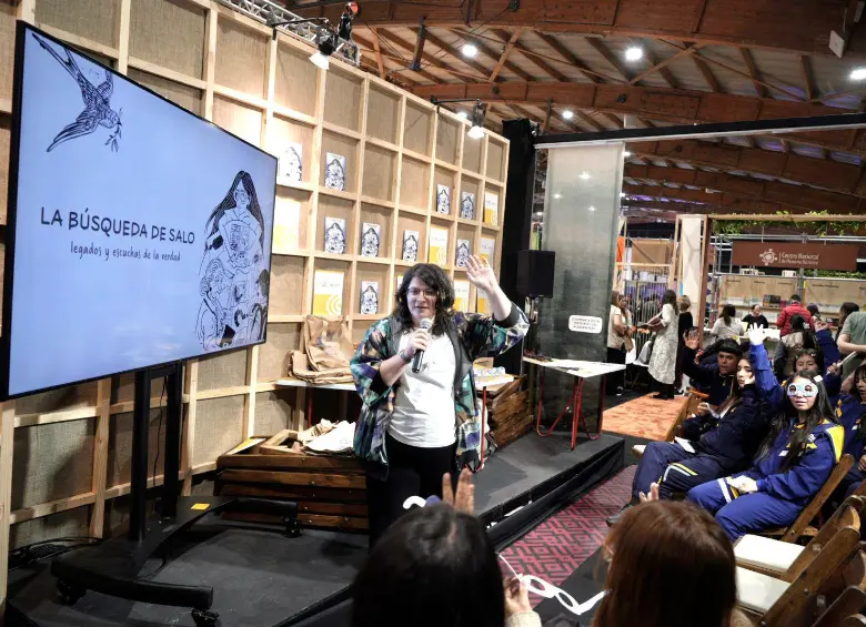 Presentación de La búsqueda de Salo en la Filbo 2026. Foto: Cortesía CNMH