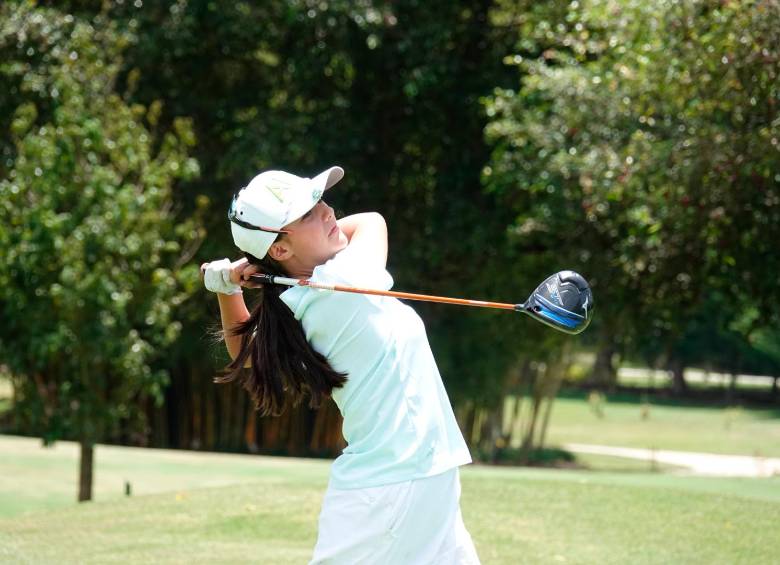 Luana Valero, la principal carta colombiana en la rama femenina del Nico Open. FOTO cortesía carlos avendaño-Nico open 
