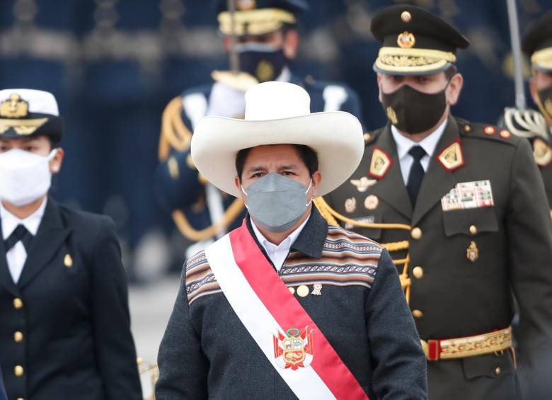 El mandatario se unió a Perú Libre en septiembre de 2020. FOTO EFE