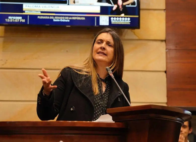 Durante tres períodos seguidos, Paloma Valencia se desempeñó como senadora. Foto: Colprensa