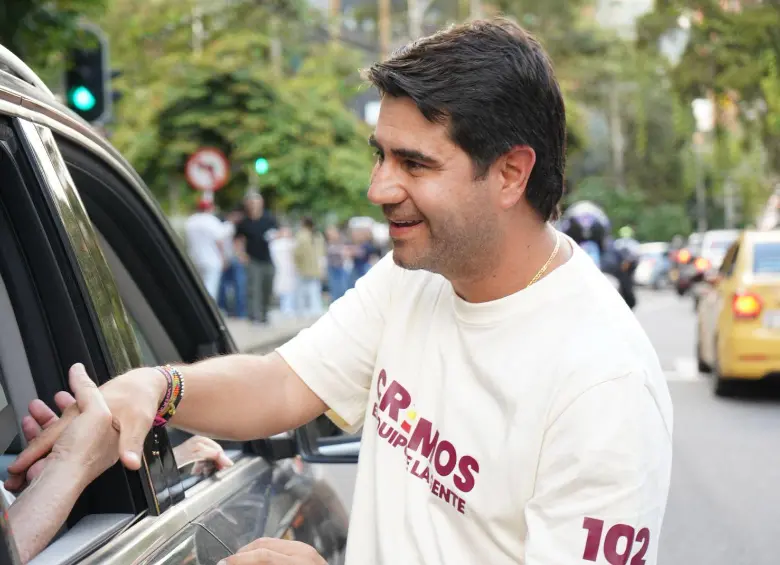 Simón Molina, candidato a la Cámara de Representantes por Antioquia por el movimiento Creemos. FOTO: CORTESÍA