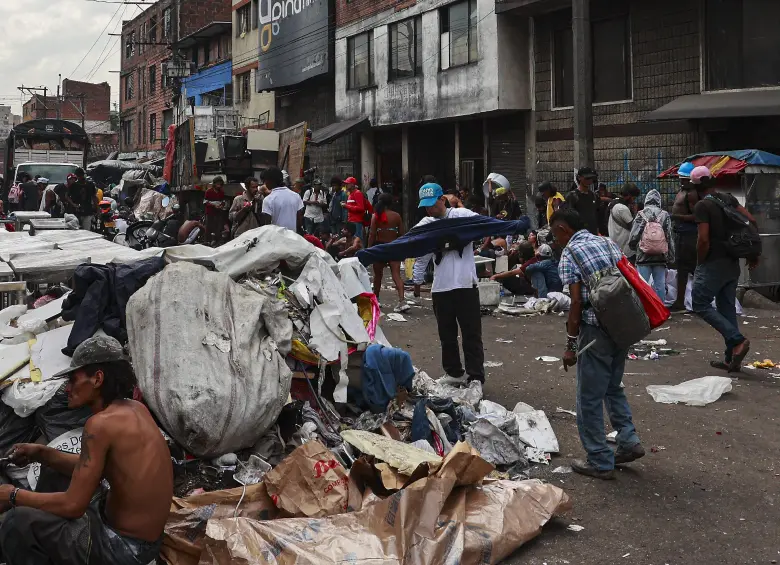 Descripción: Calle del Bronx en Medellín, Sector Cúcuta con la Paz. Personajes: . Fecha de evento: 02/12/2024. Foto: Manuel Saldarriaga Quintero