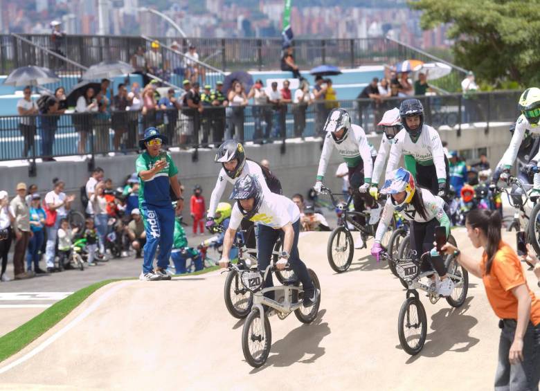 La nueva pista de BMX Mariana Pajón fue entregada este jueves por la Alcaldía. FOTO: Cortesía Alcaldía de Medellín