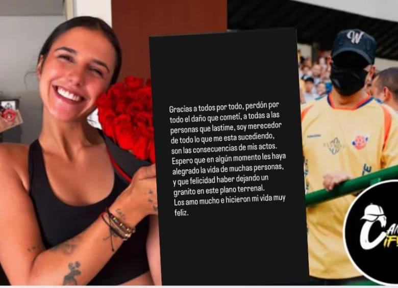Camilo Cifuentes publicó un mensaje en redes sociales en medio de la polémica por su supuesta infidelidad. FOTO: Redes sociales./@lamijita, @mariacamila_sepulveda.sua, @camilocifu96.