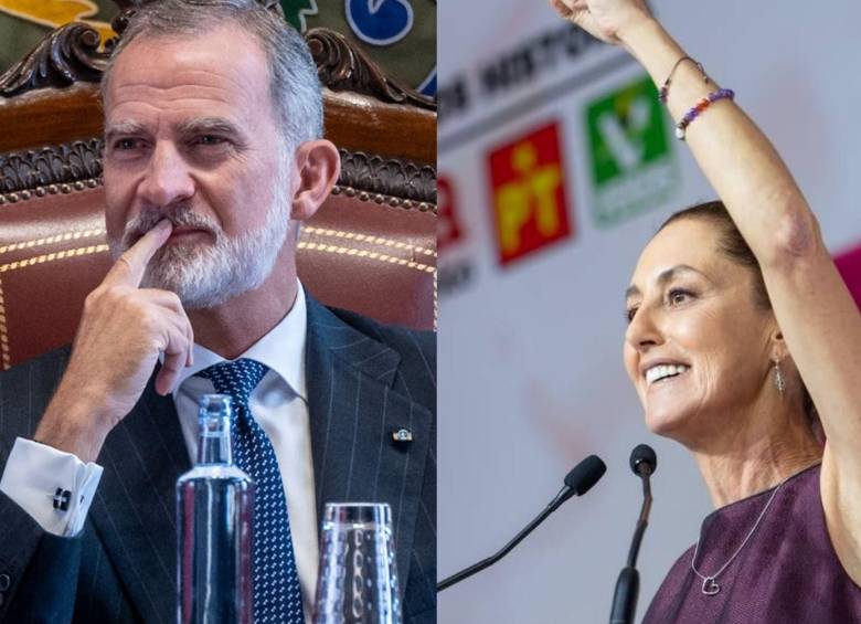 El Rey Felipe VI de España no fue invitado a la posesión de Claudia Sheinbaum. Fotos: Europapress