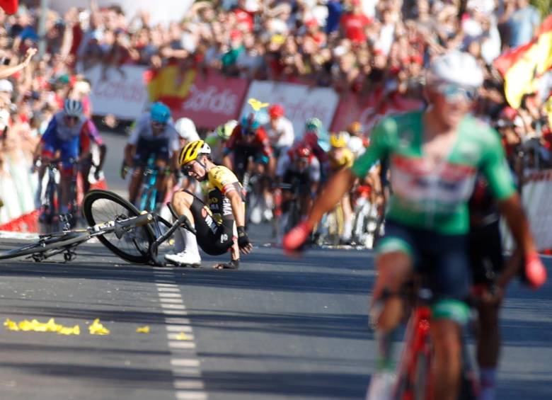 Primoz Roglic ganó la Vuelta en los últimos tres años. FOTO EFE 