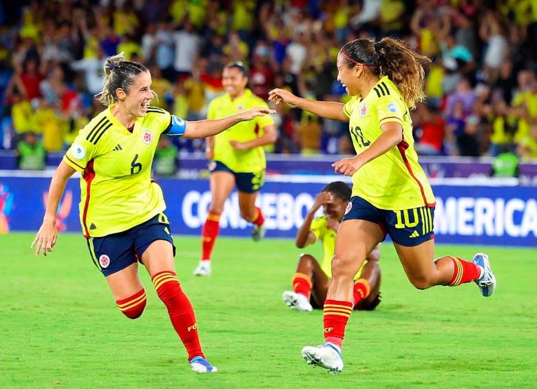 Las futbolistas colombianas han conseguido anotar 7 tantos en lo que de Copa, mientras que han recibido 2. FOTO: TOMADA DE TWITTER DE @06montoya