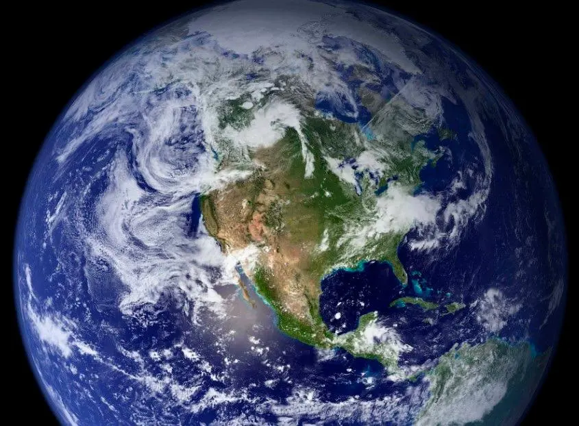 Hasta ahora el día más corto jamás medido ocurrió fue el 5 de julio de 2024, cuando la rotación de la Tierra se completó 1,66 milisegundos más rápido de lo habitual. Foto cortesía Europa Press/Nasa.