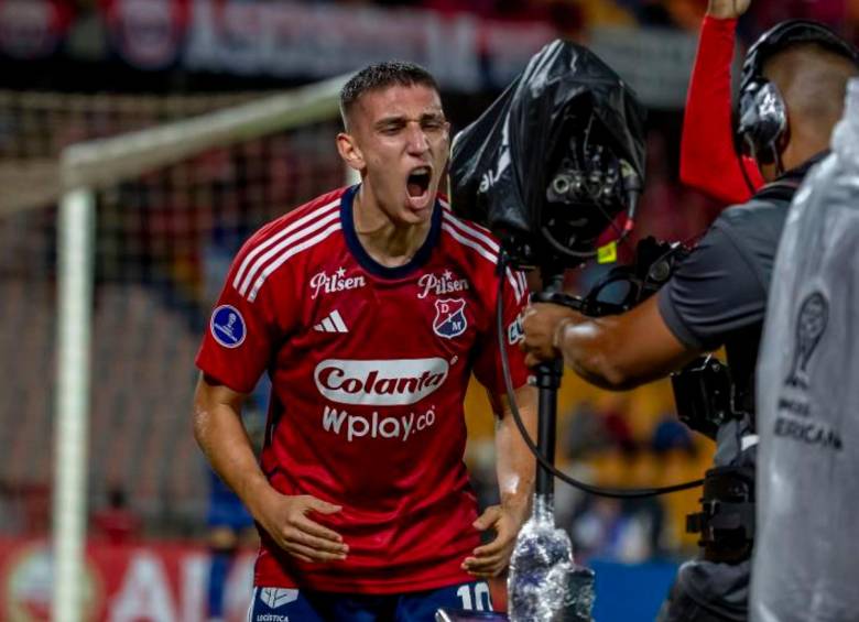 Miguel Ángel Monsalve y Brayan León son los dos de los jugadores del Poderoso que se han reportado con gol en Copa Sudamericana. FOTO JUAN ANTONIO SÁNCHEZ 