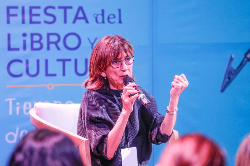 Pilar del Río es la presidenta de la Fundación Saramago. Foto: Esneyder Gutiérrez