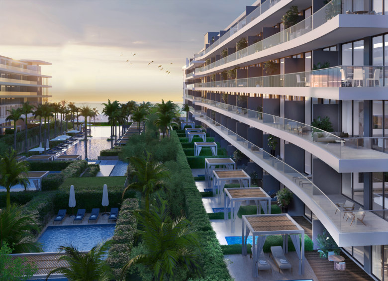 Morros aura, el nuevo condominio de la familia morros en la playa de Serena del Mar en Cartagena.