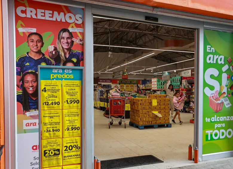 Tiendas Ara alcanzó ventas por $8,5 billones en el primer semestre de 2026, abrió 64 nuevos puntos de venta y elevó su red a 1.708 tiendas en Colombia. FOTO Manuel Saldarriaga