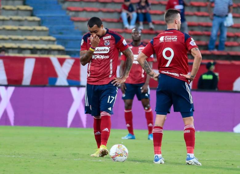 Independiente Medellín no ha podido ganar este semestre y sus hinchas ya empezaron a perder la paciencia. FOTO: CARLOS VELÁSQUEZ. 