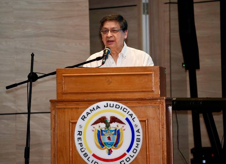 El magistrado Jorge Ibáñez presidente de la Corte Constitucional. FOTO: Cortesía