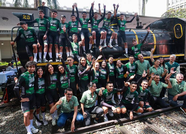 El Equipo Orgullo Paisa, que tiene como objetivo y motivar a jóvenes talentos con su programa social y deportivo en los municipios de Antioquia, llega ahora a Copacabana, donde espera ser protagonista, con varios de sus integrantes, en la Clásica de Ciclismo. FOTO Manuel Saldarriaga Quintero.