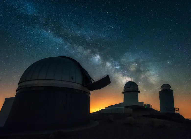 Este es el Observatorio Astrofísico de Javalambre (OAJ) es una instalación científico-técnica singular ubicada en la Sierra de Javalambre, Teruel. FOTO Cortesía