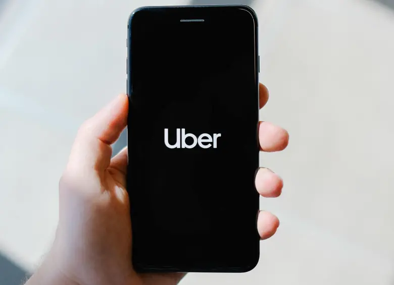 Aplicación de Uber en Colombia. Foto: cortesía Uber