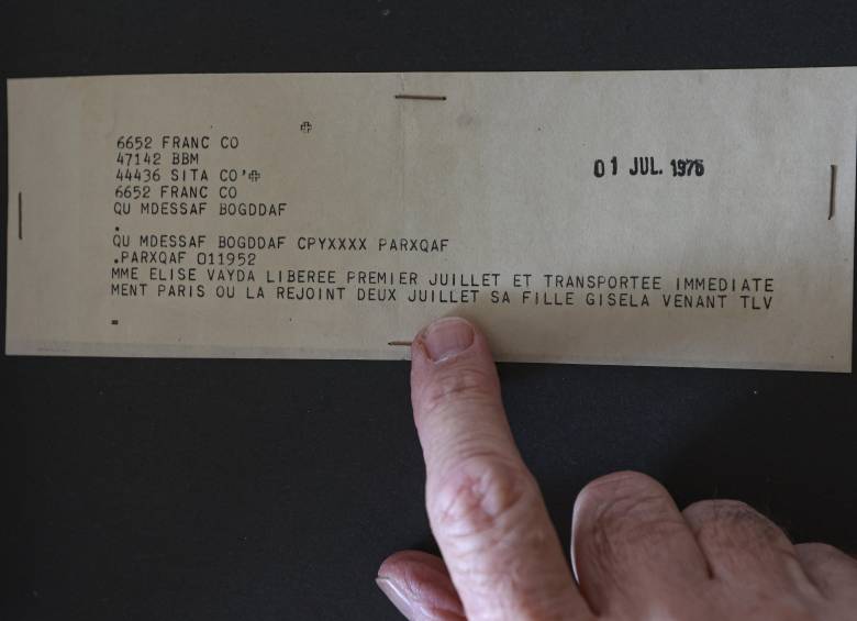 Aviso de confirmación del 1 de julio de 1976 de la liberación de la señora Elisa. Foto: Manuel Saldarriaga Quintero.