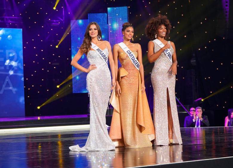 Finalistas Miss Universe Colombia: Risaralda, Cartagena y Bolívar. FOTO CORTESÍA.