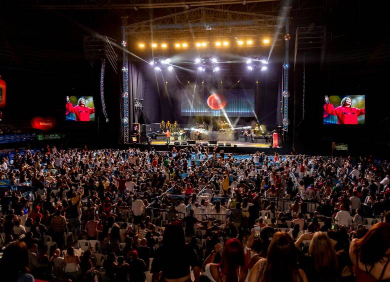 Imagen del concierto del sábado 29 de abril en La Macarena, en Medellín. FOTO CORTESÍA Juliana Andrea Silva