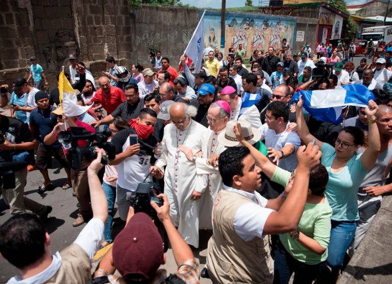 El régimen de Daniel Ortega emprendió una persecución contra la Iglesia católica después de que esa institución intentó mediar en la crisis del país de 2018. Hay obispos exiliados. FOTO getty