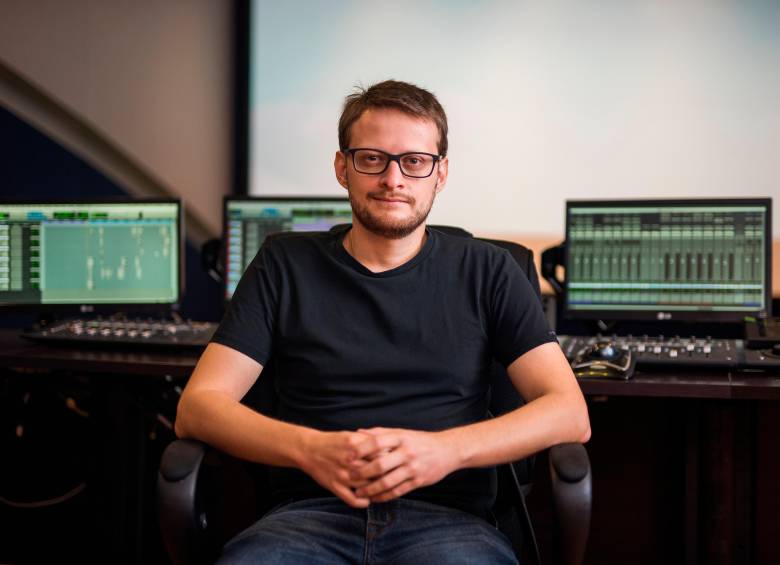 Daniel Vásquez es hoy un referente en el sonido para cine y televisión en Colombia. FOTO Cortesía Jonathan Álvarez