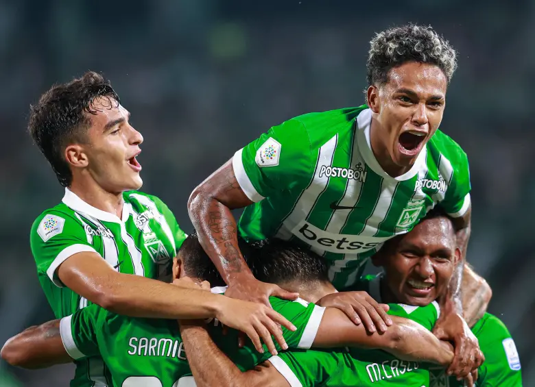 Atlético Nacional es líder de la Liga Betplay 1-2026 tras ganar 12 juegos, empatar uno y perder tres. Foto: Manuel Saldarriaga Quintero.