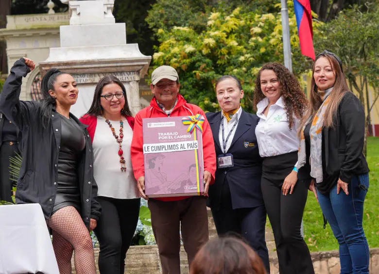El Gobierno Petro sanciona la reforma laboral. FOTO: Presidencia.