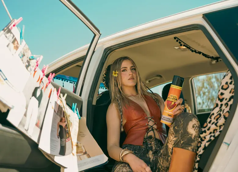 Gynebra dice que su vínculo con Colombia nació escuchando a Shakira en el carro con su mamá. FOTO cortesía