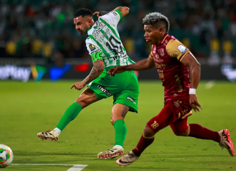 Edwin Cardona volverá a ser el eje verdolaga frente al conjunto pijao. FOTO MANUEL SALDARRIAGA