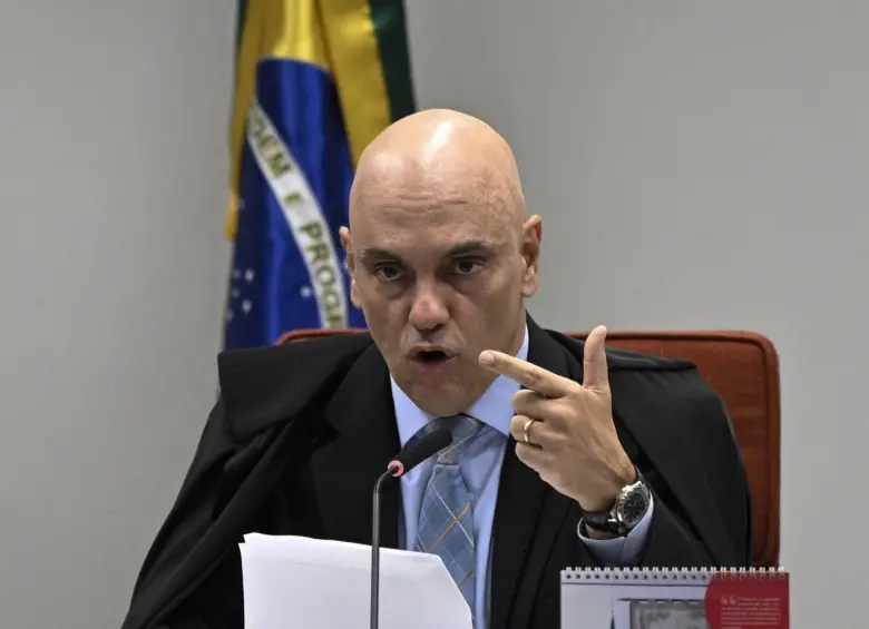 Alexandre de Moraes es el juez brasilero a cargo del juicio contra el expresidente Jair Bolsonaro. Foto: Getty Images