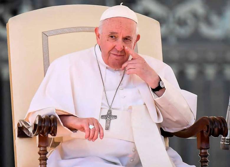 El papa suele presidir la misa del Miércoles de Ceniza, algo que no pudo hacer por la hospitalización. FOTO: AFP