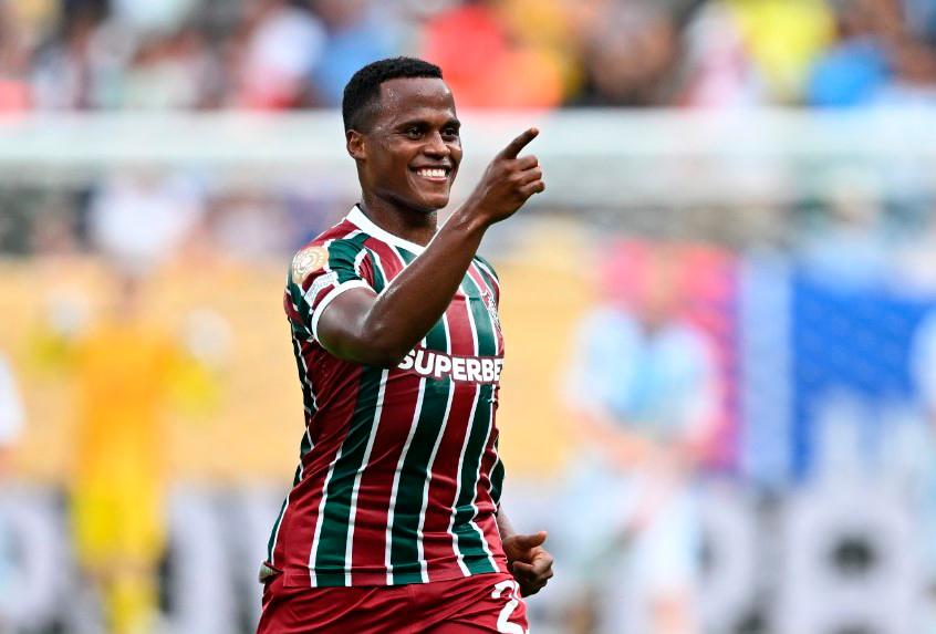 Jhon Arias jugador colombiano del Fluminense que fue elegido en el once ideal del Mundial de Clubes. FOTO XINHUA