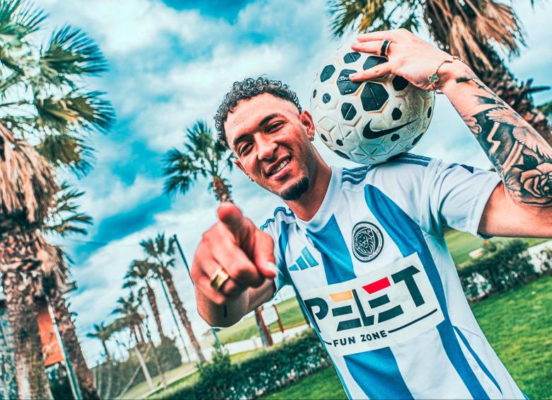 La imagen de presentación de Andrés Salazar en su nuevo club en Letonia. FOTO RIGA FC