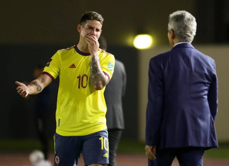 James Rodríguez estuvo con la Selección Colombia en los Mundiales de 2014 y 2018. FOTO: EFE