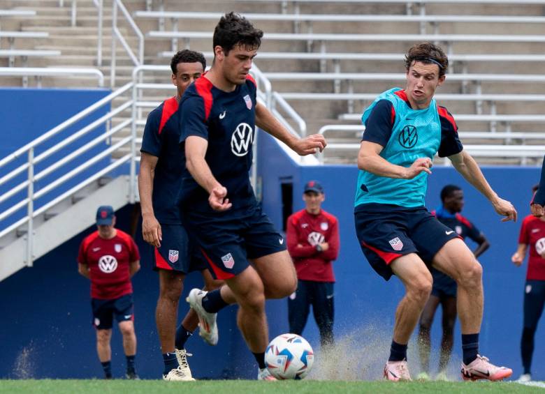 Uno de los últimos entrenamientos de Estados Unidos antes de enfrentar hoy a Bolivia. FOTO getty