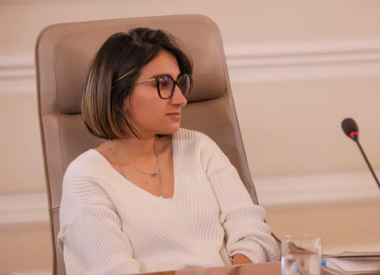 Laura Sarabia pasa sus días de más distancia con el presidente Gustavo Petro. Foto: Redes Laura Sarabia. 