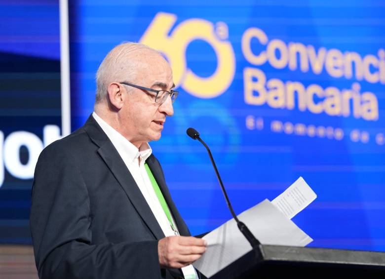 El gerente general del Banco de la República, Leonardo Villar, en la 60 Convención Bancaria organizada por Asobancaria en Cartagena. FOTO: Cortesía.