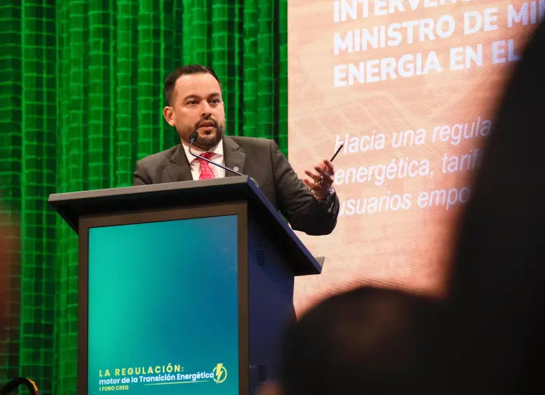 Edwin Palma, ministro de Minas y Energía. FOTO: Cortesía