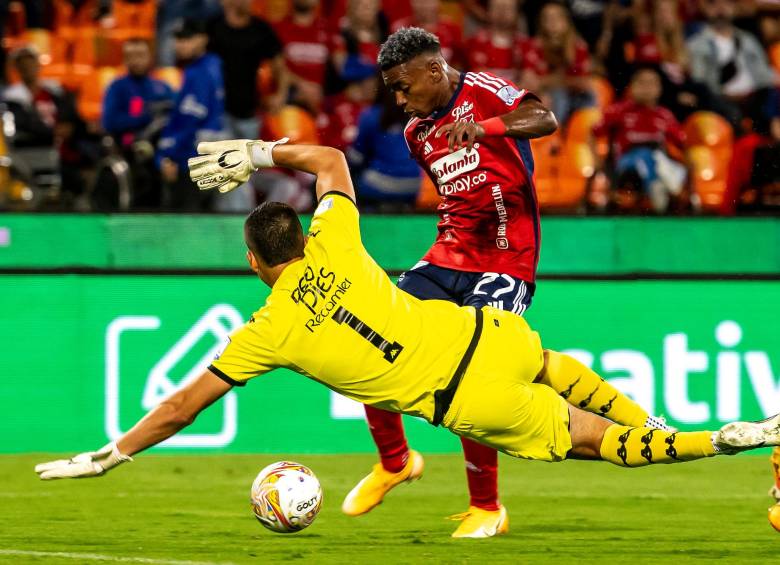 El DIM buscará en Pereira su pase a los cuartos de final de la Copa Sudamericana. FOTO EL COLOMBIANO
