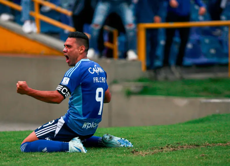 Radamel Falcao García analiza su continuidad en el cuadro azul. FOTO COLPRENSA 