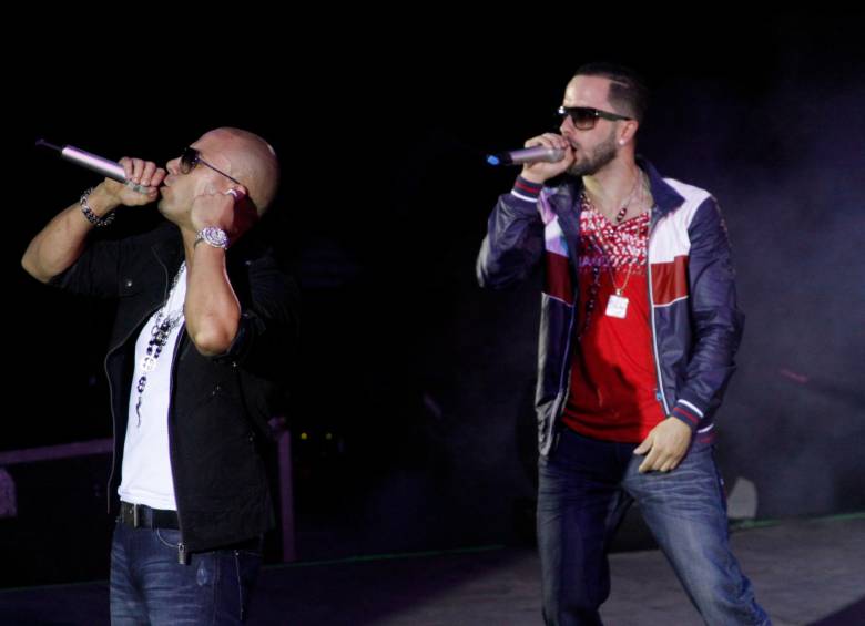 Wisin y Yandel, durante sus 14 años de carrera juntos, con una separación por medio, han recibido certificaciones milplatino, Grammys y premios Billboard. FOTO EL COLOMBIANO.
