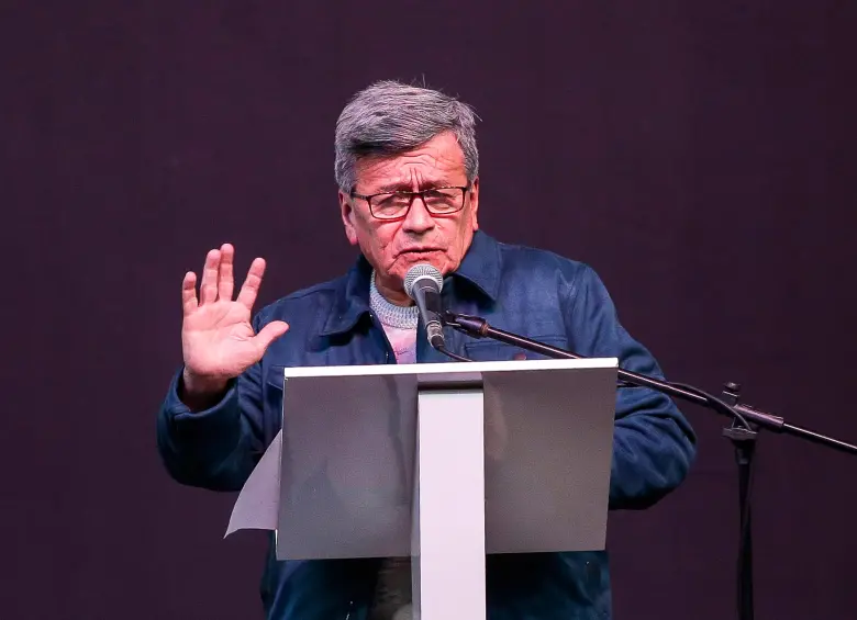 Pablo Beltrán es el jefe negociador del Eln en la suspendida mesa de diálogo con el Gobierno. FOTO: Colprensa
