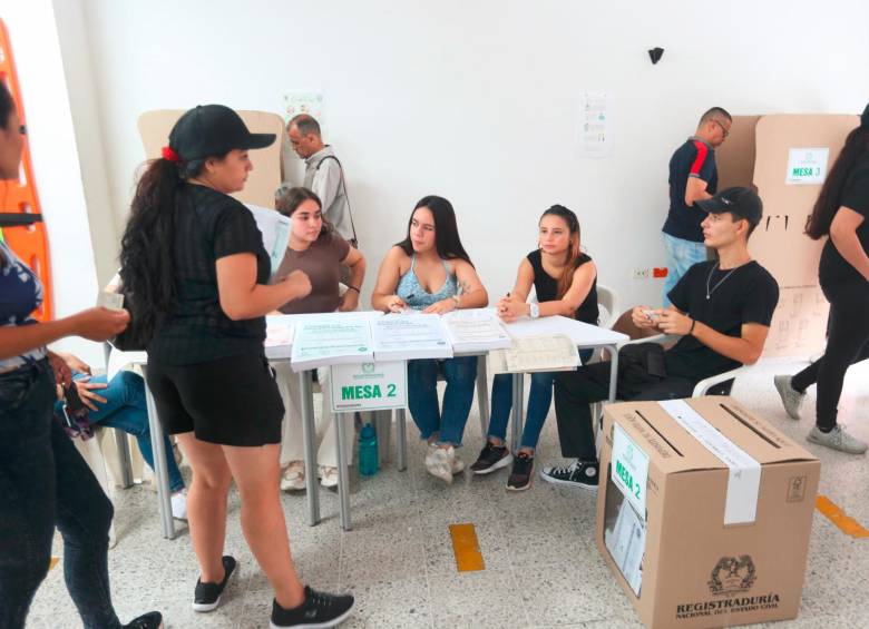 Hasta el momento, no se reporta ninguna situación de orden público o delito relacionado con la contienda electoral. Foto: Colprensa.