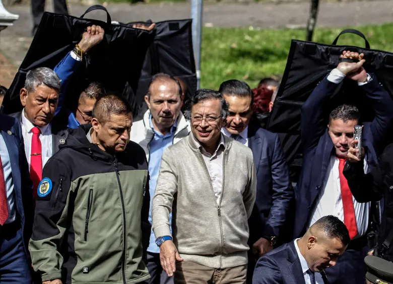 El presidente ha dicho en varias ocasiones que una junta interncional del crimen estaría detrás de los intentos de asesinarlo. FOTO: AFP