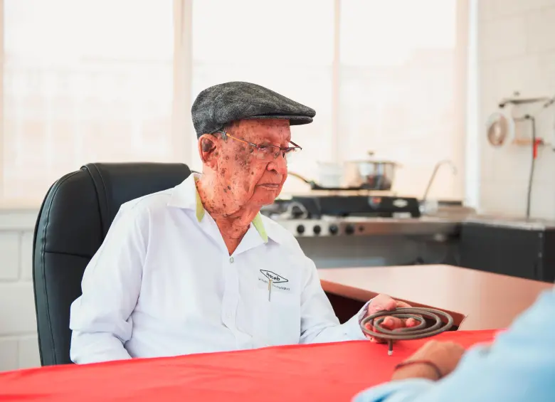 José María Acevedo falleció a los 106 años. FOTO EL COLOMBIANO. 