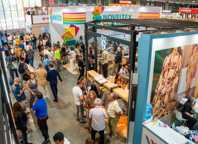 Colombiatex cerró su primer día con más de 17.000 asistentes. FOTO cortesía Inexmoda