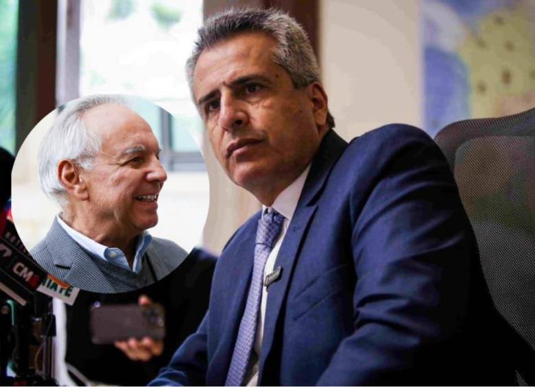 Luis Fernando Velasco, exministro del Interior; y Ricardo Bonilla, exministro de Hacienda, ambos del Gobierno Petro. Foto: Colprensa